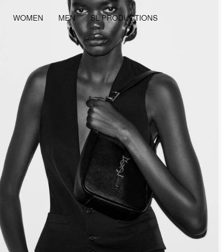 SAINT LAURENT LE 5 A 7 SUPPLE BABY IN GRAINED LEATHER 809461 black