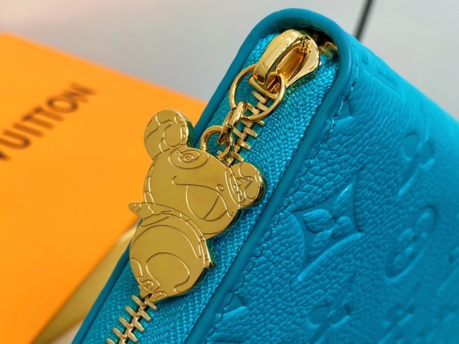 Louis Vuitton LV x TM Zippy Wallet M13618 Kabira Blue