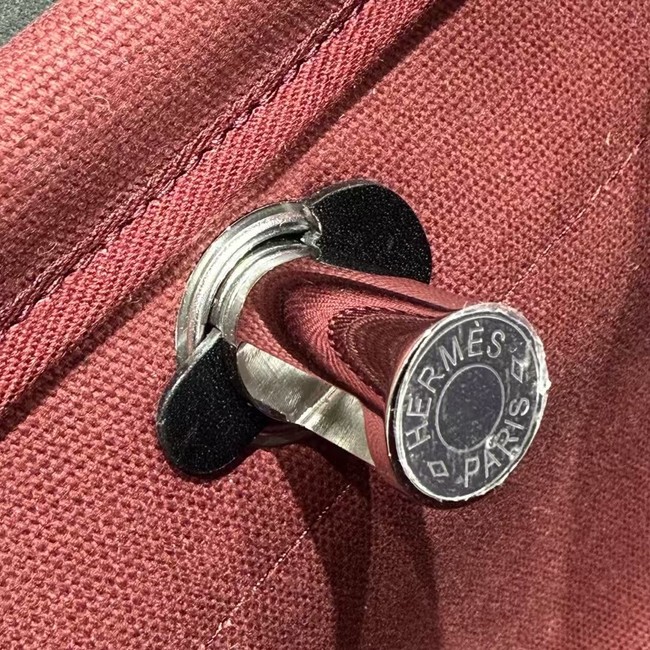 Hermes mini Herbag 20CM Original Canvas Leather & Calfskin 48888-2