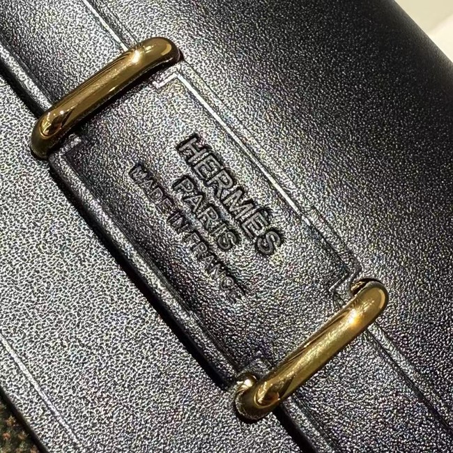 Hermes mini Herbag 20CM Original Canvas Leather & Calfskin 48888-3