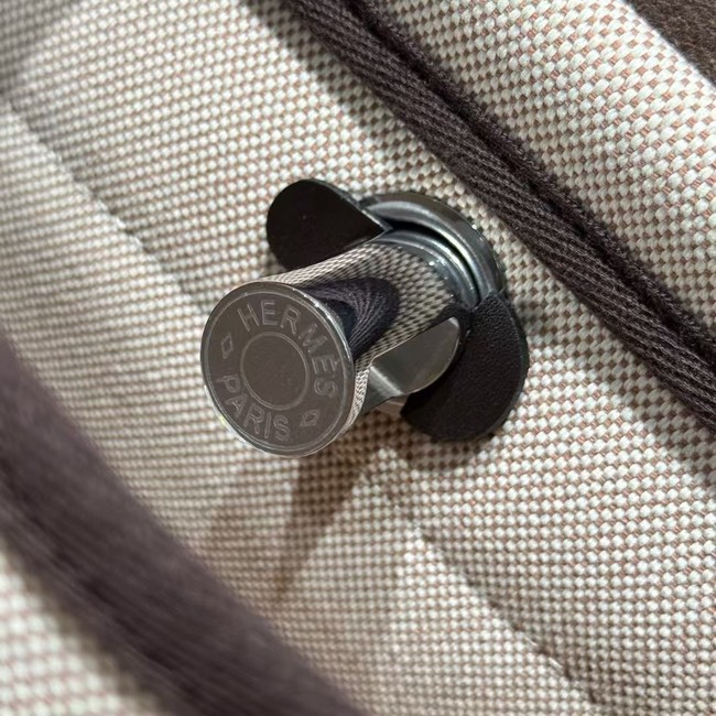 Hermes mini Herbag 20CM Original Canvas Leather & Calfskin 48888-5