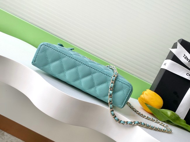 Chanel CLUTCH WITH CHAIN AP4531 Lake blue