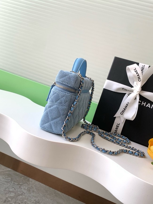 Chanel CLUTCH WITH CHAIN Denim AP4407-2 blue