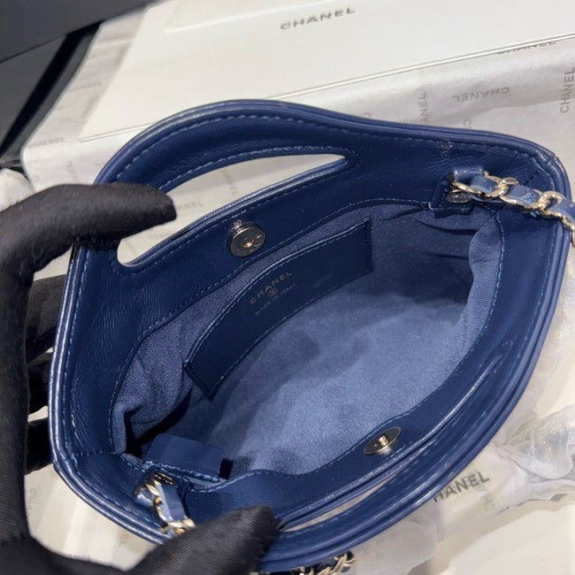 Chanel mini 31 bag AP3656 Deep Blue