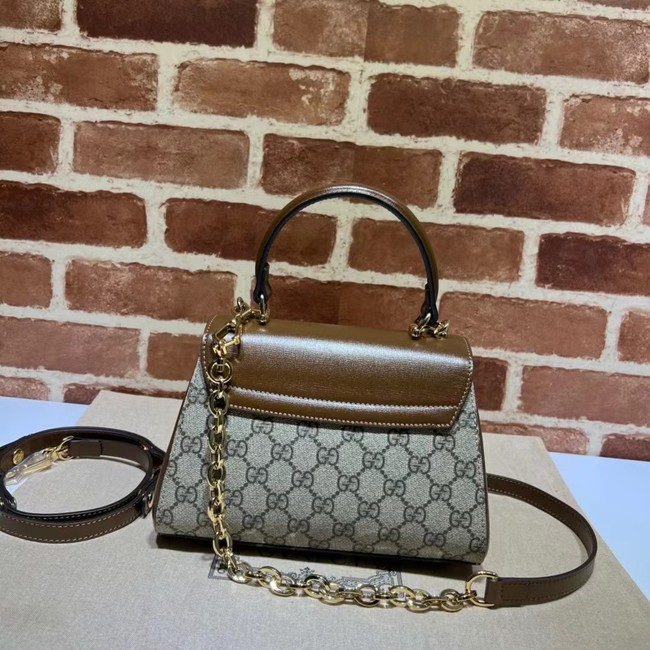 GUCCI HORSEBIT 1955 MINI BAG 703848 BROWN