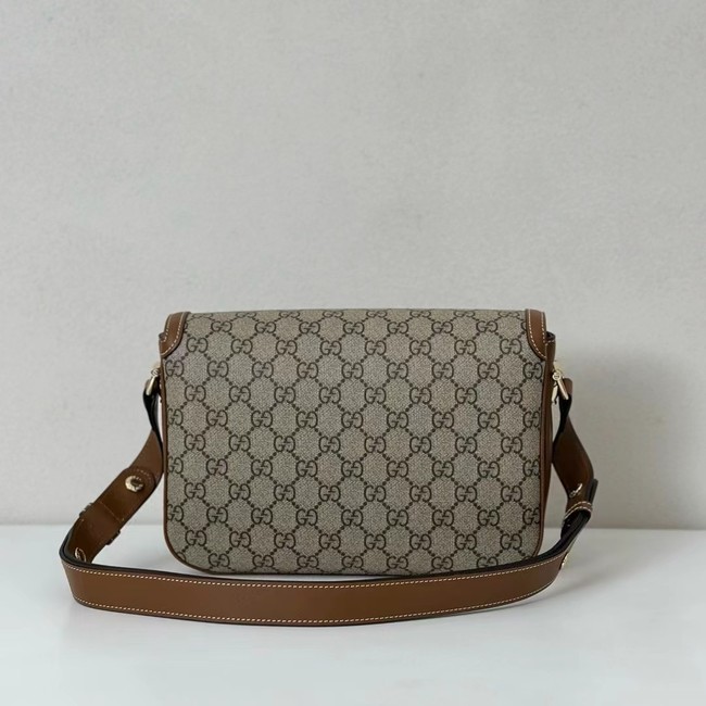GUCCI HORSEBIT 1955 SOFT MEDIUM SHOULDER BAG 815178 brown