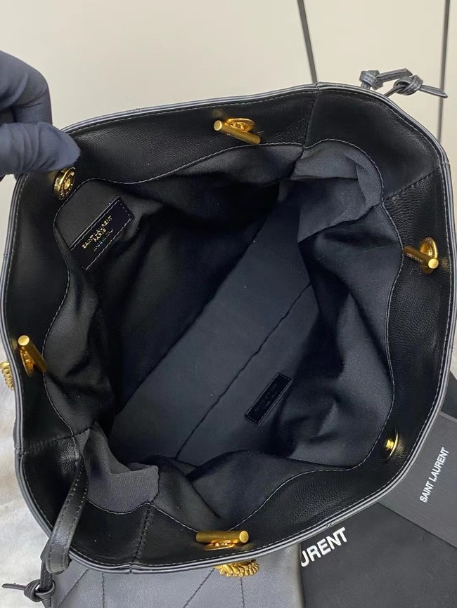 SAINT LAURENT JAMIE SHOPPING SMALL IN LAMBSKIN 833948 BLACK