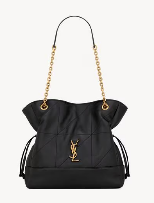 SAINT LAURENT JAMIE SHOPPING SMALL IN LAMBSKIN 833948 BLACK