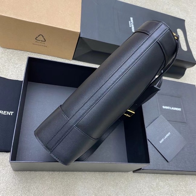 SAINT LAURENT Y SMALL BUCKET IN LEATHER 808224 BLACK