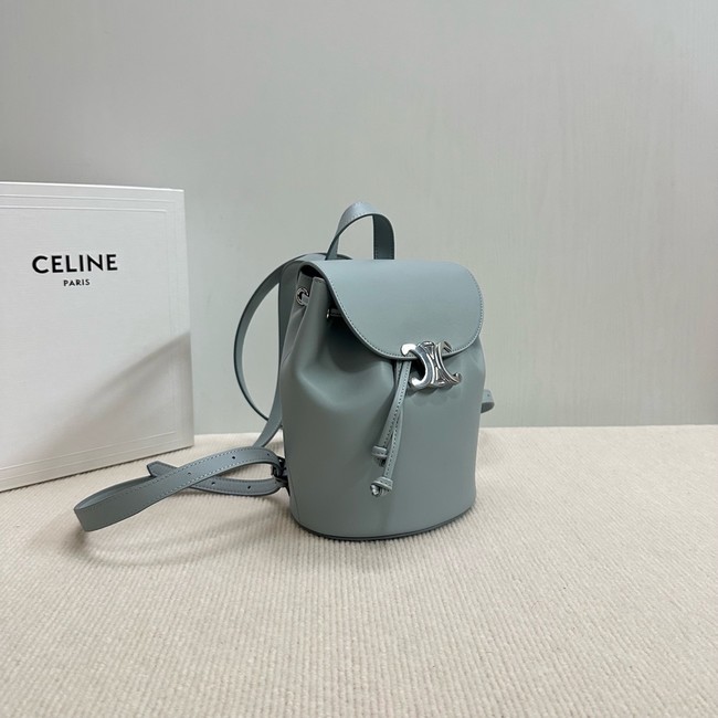 Celine BACKPACK CELINE BONNIE IN SMOOTH CALFSKIN 118703 light blue