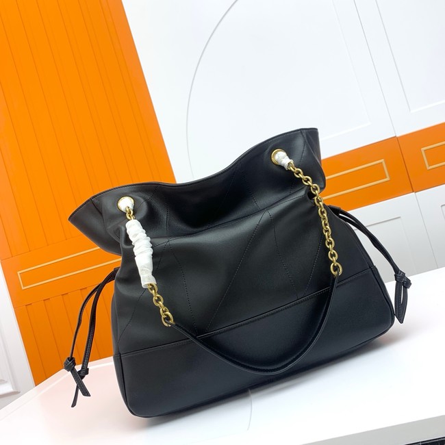 SAINT LAURENT JAMIE SHOPPING IN LAMBSKIN 809824 black