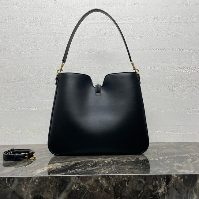 Celine MEDIUM CAMILLE 16 SOFT BAG IN SMOOTH CALFSKIN 119563 black