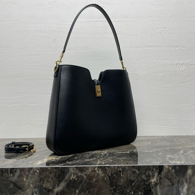 Celine MEDIUM CAMILLE 16 SOFT BAG IN SMOOTH CALFSKIN 119563 black