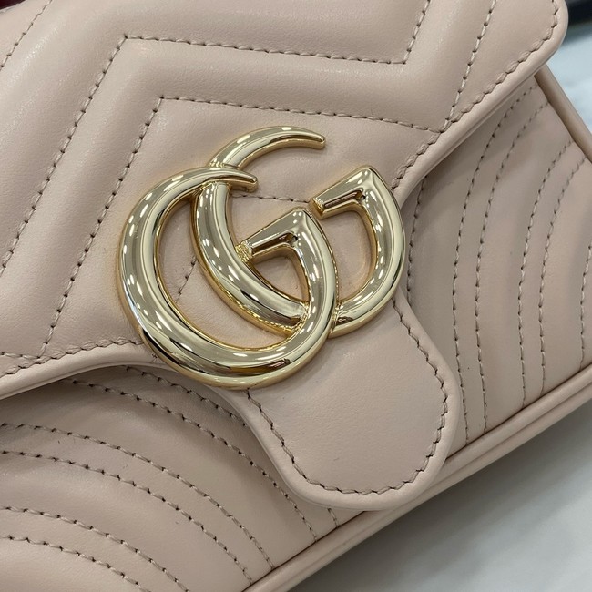 GUCCI GG MARMONT MINI TOP HANDLE BAG 811238 PINK