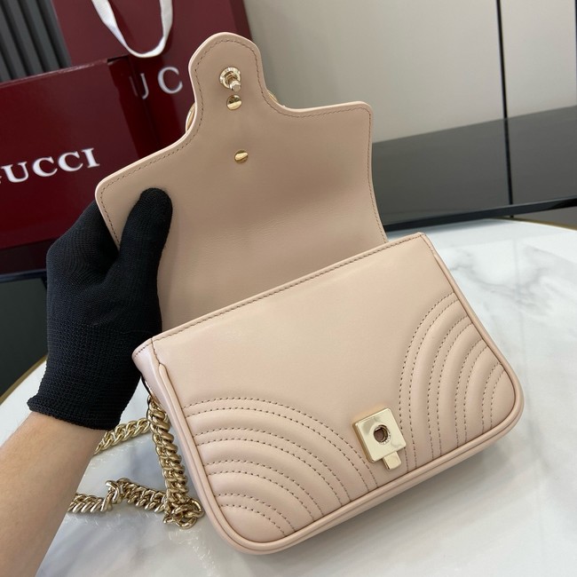 GUCCI GG MARMONT MINI TOP HANDLE BAG 811238 PINK