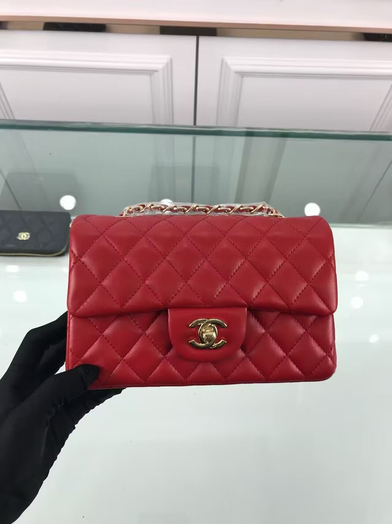 CHANEL CLASSIC 11.12 HANDBAG A01116 Red CHANEL CLASSIC 11.12 HANDBAG A01116 Red