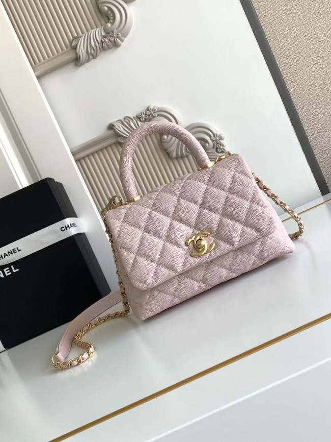 Chanel MINI FLAP BAG WITH TOP HANDLE AS2215-2