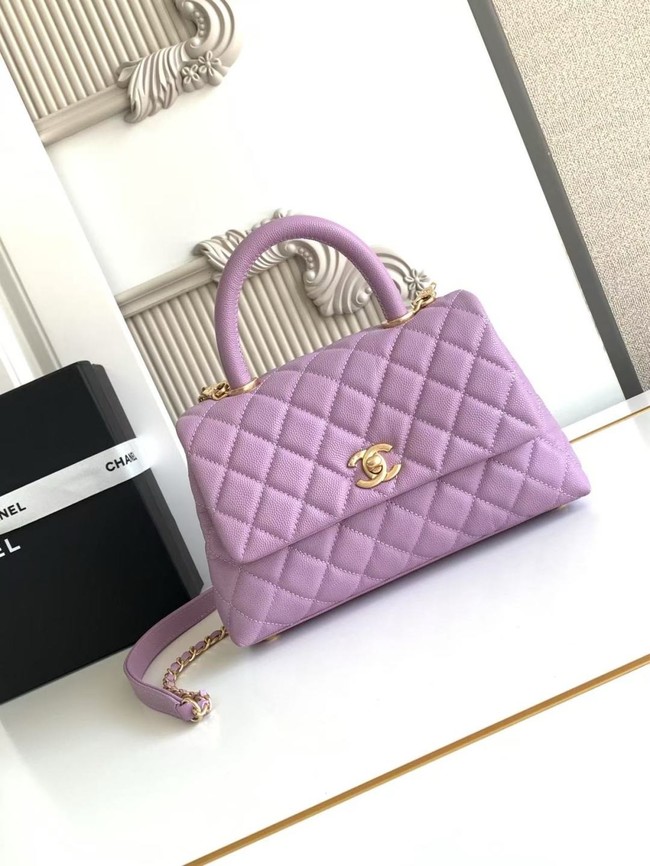 Chanel FLAP BAG WITH TOP HANDLE 92990-14