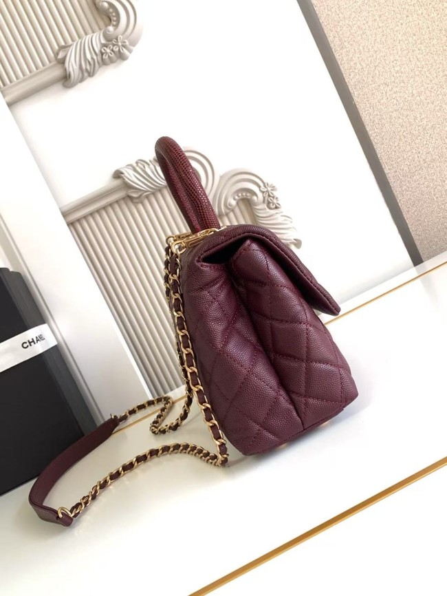 Chanel FLAP BAG WITH TOP HANDLE 92990-7