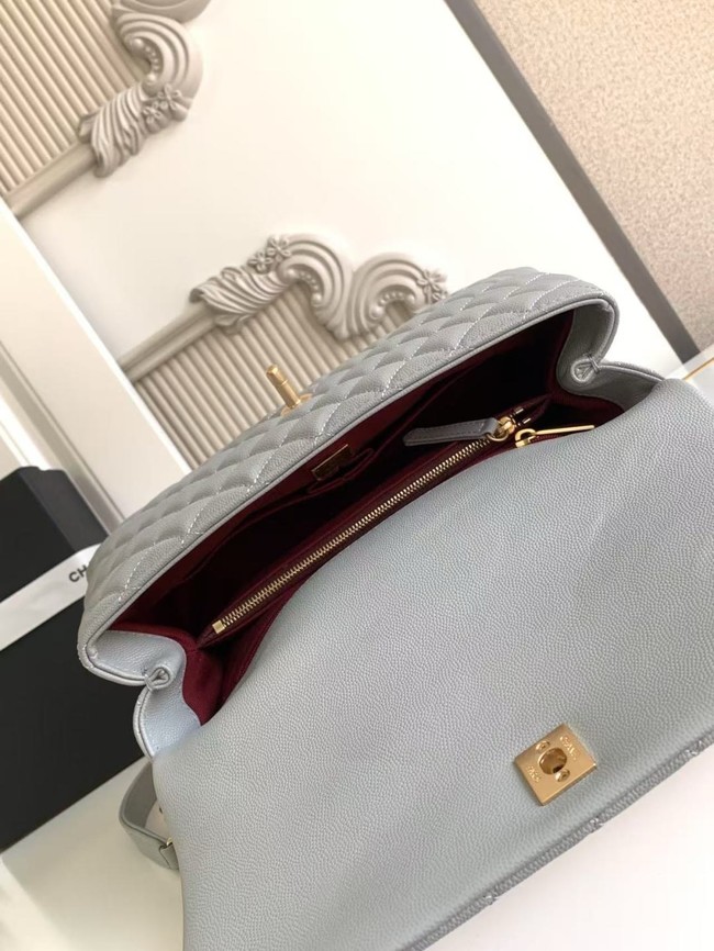 Chanel LARGE FLAP BAG WITH TOP HANDLE 92991-10