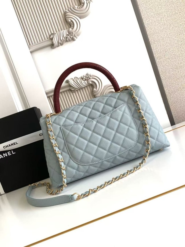 Chanel LARGE FLAP BAG WITH TOP HANDLE 92991-5