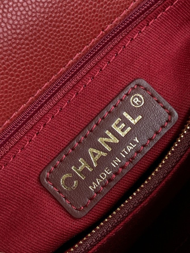 Chanel MINI FLAP BAG WITH TOP HANDLE AS2215-12