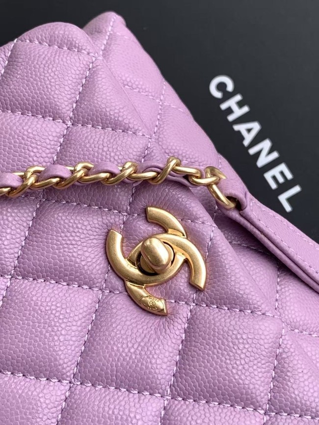Chanel MINI FLAP BAG WITH TOP HANDLE AS2215-14