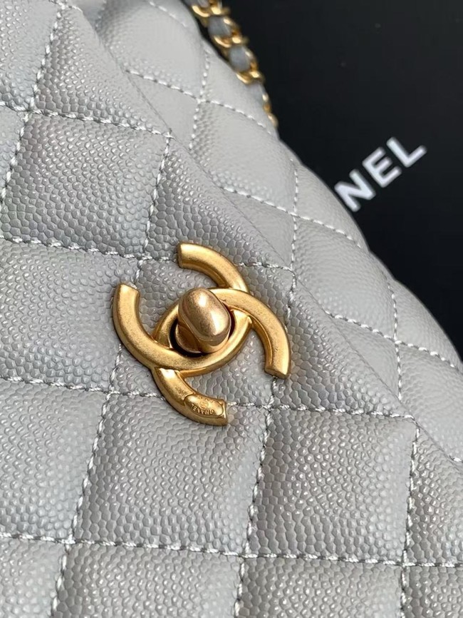 Chanel MINI FLAP BAG WITH TOP HANDLE AS2215-9
