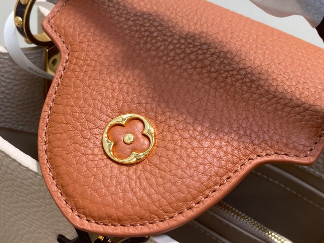 Louis Vuitton Capucines BB M12345 Galet& Tan & Chocolate