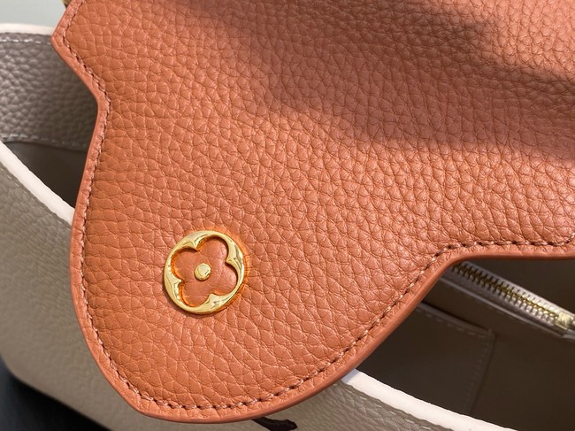 Louis Vuitton Capucines MM M12956 Galet& Tan & Chocolate