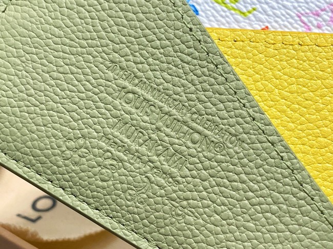 Louis Vuitton LV x TM Criss-Cross Card Holder M14090 green