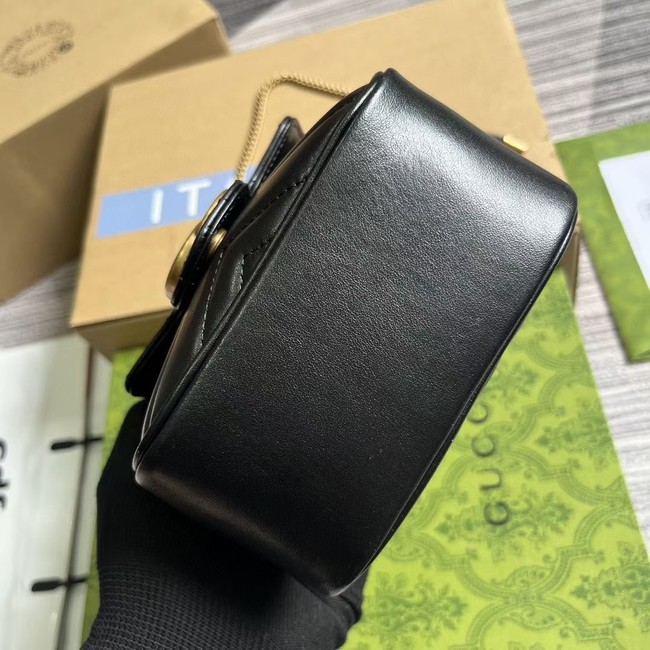 GUCCI GG MARMONT MINI SHOULDER BAG 746433 black