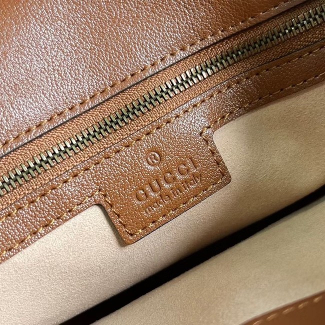 GUCCI GG MARMONT SMALL SHOULDER BAG 750396 BROWN