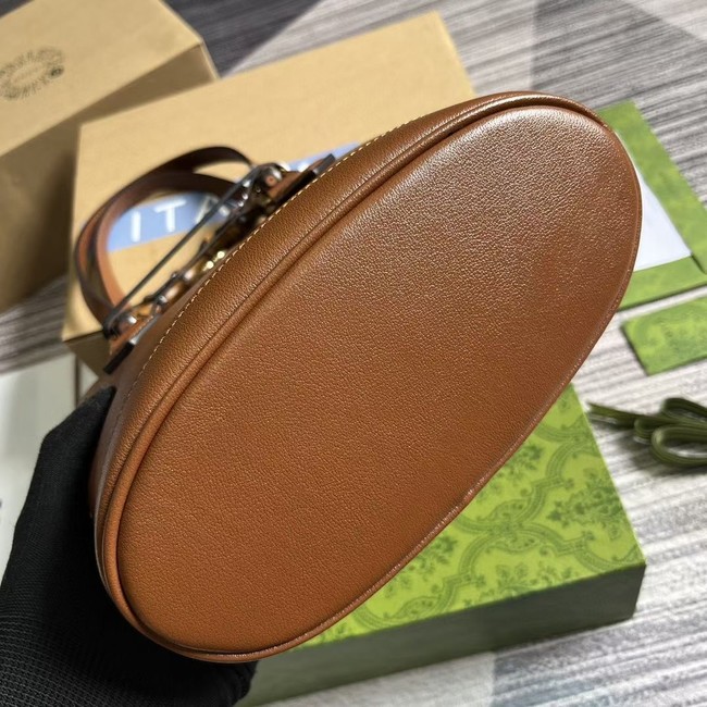 GUCCI GG MARMONT SMALL SHOULDER BAG 750396 BROWN