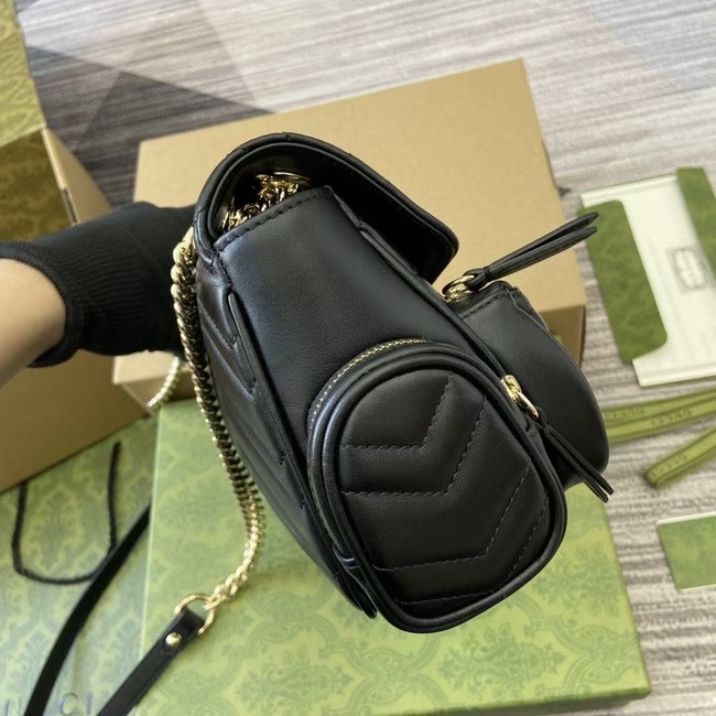GUCCI GG MARMONT SMALL SHOULDER BAG 795228 black