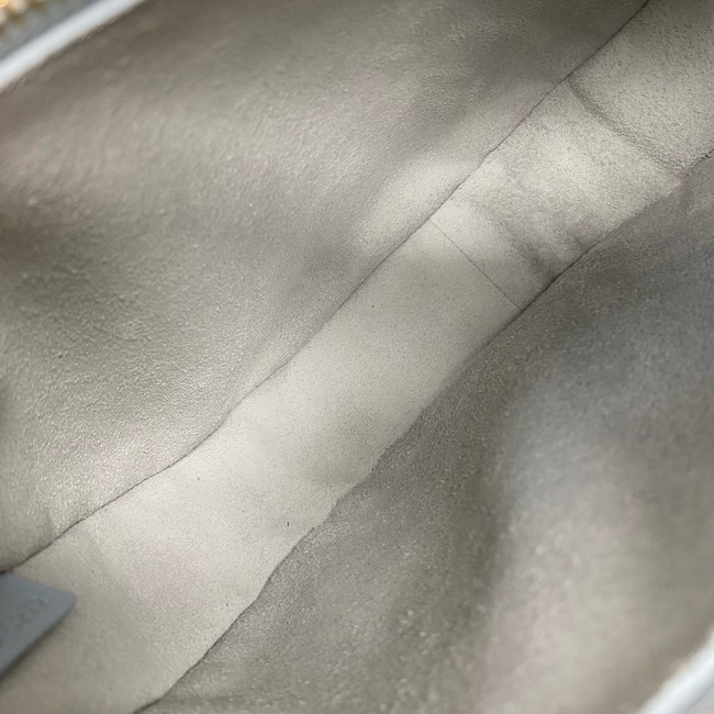 Celine TEEN CELINE LULU IN SUPPLE GRAINED CALFSKIN 120723 ice blue