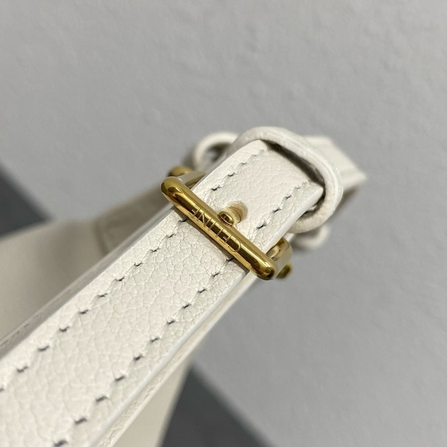 Celine TEEN CELINE LULU IN SUPPLE GRAINED CALFSKIN 120723 white