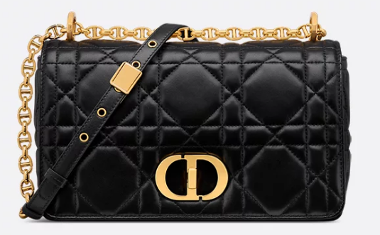 Dior Medium Soft Dior Caro Bag Macrocannage Lambskin M9253UHPA Black Dior Medium Soft Dior Caro Bag Macrocannage Lambskin M9253UHPA Black