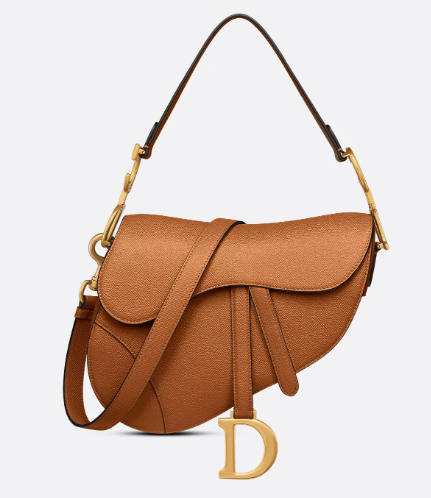 Dior Saddle Bag with Strap Golden Saddle Grained Calfskin M0455CBAA Dior Saddle Bag with Strap Golden Saddle Grained Calfskin M0455CBAA