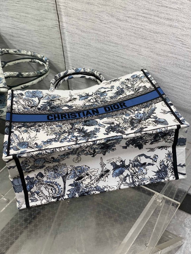 Large Dior Book Tote Embroidery Embroidery M1286ZEDX-4