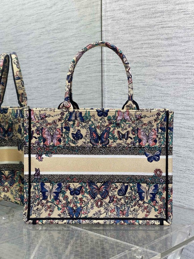 Medium Dior Book Tote Embroidery Embroidery M1296ZTDT-1
