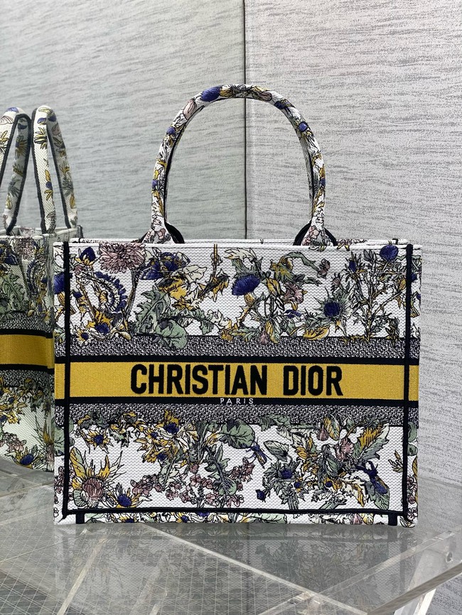 Medium Dior Book Tote Embroidery Embroidery M1296ZTDT-3