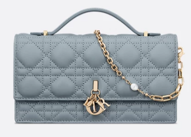 My Dior Mini Bag Cannage Lambskin S0980ONMJ Cloud Blue My Dior Mini Bag Cannage Lambskin S0980ONMJ Cloud Blue