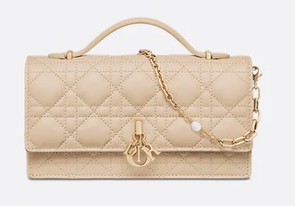 My Dior Mini Bag Cannage Lambskin S0980ONMJ Powder Beige My Dior Mini Bag Cannage Lambskin S0980ONMJ Powder Beige