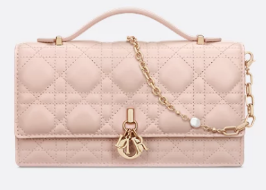 My Dior Mini Bag Cannage Lambskin S0980ONMJ Powder Pink My Dior Mini Bag Cannage Lambskin S0980ONMJ Powder Pink