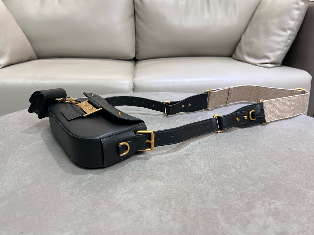 Dior Small Streetchic Bag mooth Calfskin M3913CDKV black