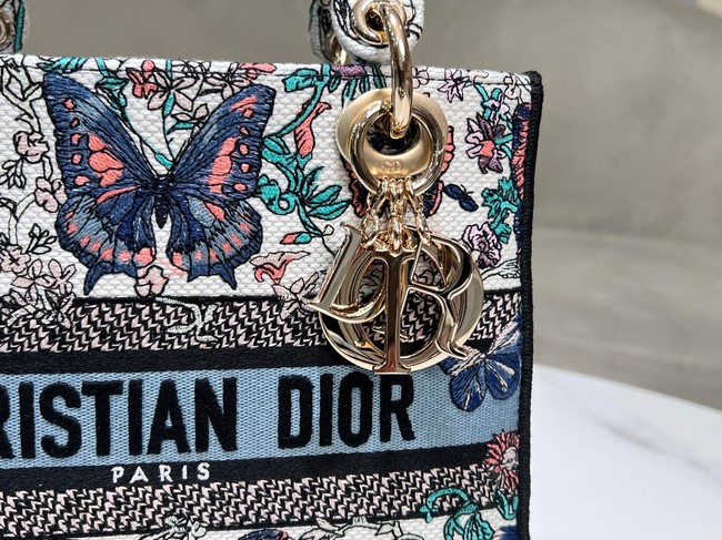 Dior Medium Lady D-Lite Bag Embroidery M0565OECZ