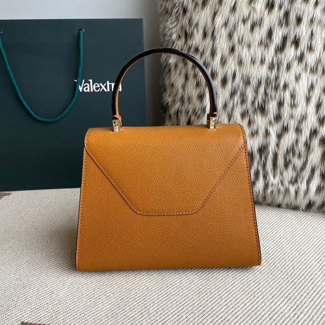Valextra Iside Top Handle Medium Bag 56028 HAVANA BROWN