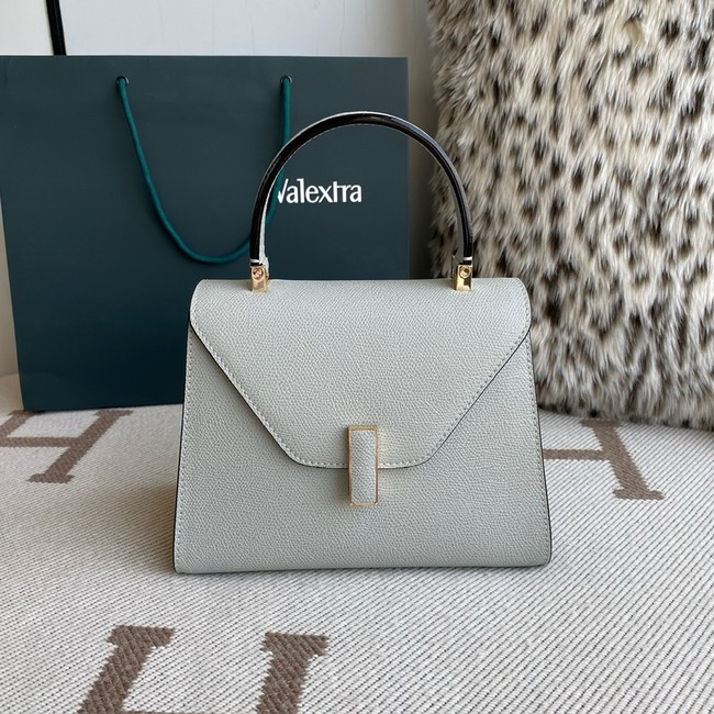 Valextra Iside Top Handle Medium Bag 56028 OFF WHITE
