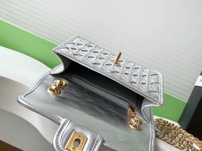 Chanel Mini flap bag AS4797 Silver